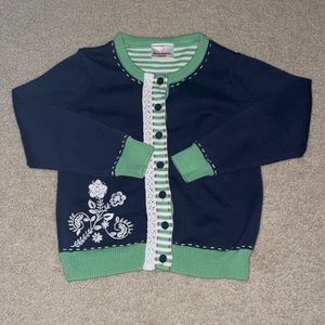 Hanna Andersson Embroidered Cardigan